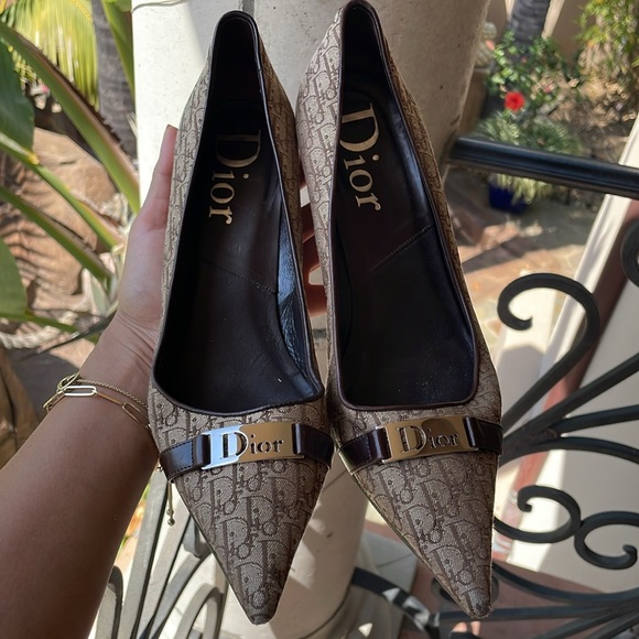 Christian Dior brown monogram heels - Picture 16 of 16